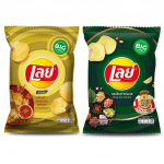 Lay's kartulikr&otilde;psud, Tai maitse, Tai maitse, Tai suupiste, 67 g. - 75 g (Pakis 2) Hot Chilli Squid - Mieng Kam