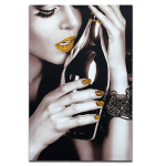 Les Tr&eacute;sors De Lily [A0346] &ndash; l&otilde;uend &bdquo;Sexy Angel&rdquo; must kuld &ndash; 40x60 cm (&Scaron;ampanja) must