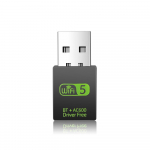 600Mbps traadita WiFi-adapter + USB-Bluetooth-saatja vastuv&otilde;tja 2-&uuml;hes Wi-Fi-dongle-adapter Lan USB Etherneti draiverivaba v&otilde;rgukaart s&uuml;learvuti jaoks