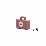 Moodne kohver, meditsiinikarp esmaabikomplekt, s&otilde;duri armee MOC s&otilde;jav&auml;e minifiguurid ehitusplokist tellistest laste m&auml;nguasi