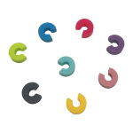 (SU)8 TK Mini Circle Silikoonist veiniklaasist markertopsi identifitseerimiss&otilde;rmus peo jaoks One size