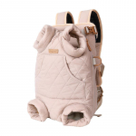 Disainer koera seljakoti kandekott Talvine soe lemmikloomakandekott Reisimugavus Reguleeritav v&auml;ikestele ja keskmistele lemmikloomadele &Otilde;uetarvikud roosa