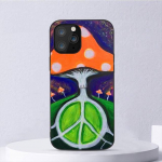 Weird Trippy Mushroom Psychedelic Art telefoni&uuml;mbris iPhone 11 12 Mini 13 14 Pro Xs Max X 8 7 6s Plus 5 Se Xr Shell jaoks iPhone11PRO