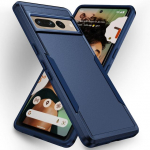 Kukkumiskaitse 2-&uuml;hes armor katte&uuml;mbris telefonile Google Pixel 7 Pro 7a 6a 6 8 Pro Pixel7 Pixel8 Pixel7a Pixel 7 A mattkattega &uuml;mbris for Pixel 8 Pro tumesinine v&auml;rv