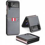 Zflip3 p&otilde;rutuskindel Matter nahast &uuml;mbris Samsung Galaxy Z Flip4 Flip 4 5g Flip3 Flip 3 kokkupandava disainiga kaardipesa kate for Samsung Z Flip 3 hall v&auml;rv