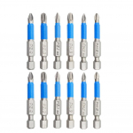 Kruvikeeraja otsik PH1 PH2 PH3 PZ1 PZ2 PZ3 komplekt 1/4 tolli 50mm