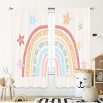 Vikerkaar &Uuml;kssarviku kardinad T&uuml;drukud Magamistoa Sisustus Poiste Dinosauruste Kardinad V&auml;rvilised multifilmid Dino lastele Safari Metsloomad Aknakatted W53.5 X H114cm X 2 beige