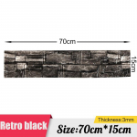 3/5/10 tk 30 * 35 cm / 70 * 15 cm 3D isekleepuvad seinakleebised Kodukaunistuse taustakleebised Vee- ja niiskuskindlad 10pcs 70*15cm