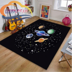 3D mustriga kosmoseuniversumi vektor ja paljud planeedid galaktikas &ndash; populaarne padi Euroopas ja Ameerikas Moekas vaip 40cm x 60cm