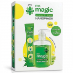 Godrej Protekt magic Powder to Liquid Handwash Bottle + 3 Refills 27g roheline