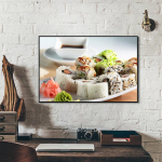 Jaapani restorani teema Dekoratiivne maalimine Sushi Dekoratiivne plakat L&otilde;uend maalimine Plakati kaunistamine Kingitused 42x29cm