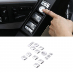 14tk Auto ABS kroomitud aknat&otilde;stel&uuml;liti nupu raami katte trimm Mercedes Benz ABCE CLA GLK GLA GLE klass W204 W166 jaoks