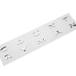 Originaal auto metallist t&auml;htedega embleemi tagumise pagasiruumi m&auml;rgi kleebis MINI Cooper S R60 F60 Countryman JCW Clubman Pacemanile COUNTRYMAN-Silver white