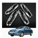 Auto uksek&auml;epidemete katted Chevrolet Lacetti Optra Daewoo Nubira Suzuki Forenza Holden Viva kleebis kroomitud autole 1 KEYHOLE HANDLE white