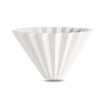 Origami Art V60 kohvifilter V&auml;rviline keraamiline kohvipulga tarvikud Koonusfilter P&uuml;sifilter kohvimasina kurn White Coffee Filter for 1-4 People