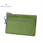 Lady &uuml;hev&auml;rviline vargusvastane RFID-d blokeeriv mini-rahakott v&otilde;tmehoidja t&otilde;mblukuga m&uuml;ndikott roheline
