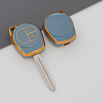 2 nupuga kaugjuhtimispuldiga TPU v&otilde;tmehoidja kaane&uuml;mbris v&otilde;tmekesta kaitse Suzuki SX4 Swift Vitara Liana Jimny Alto Ignis Esteem jaoks valge