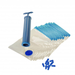 Vaakumkott riiete hoiustamiseks (asjadest) Wellamarti pumbaga, 10 tk.. (Art. 5893)