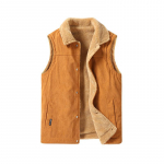 Meeste vest, velvetist polsterdatud soe plusssuuruses vest paarile, s&uuml;gis- ja talvine ka&scaron;miirist mantli vest 6XL