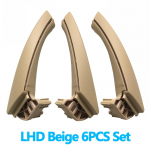 Vasakpoolse rooliga Parempoolse rooliga Esi Taga Vasak Parem Salongi 3 Ukse K&auml;epide T&auml;ielik Komplekt BMW 3. Seeria E90 E91 E92 316i 318i 320 325 jaoks LHD Beige Set