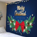 H&auml;id j&otilde;ule j&otilde;ulupuu stseeni kaunistamiseks rippuv riie kodu elutuba magamistuba tuba seinakaunistus gobel&auml;&auml;n 100x75cm