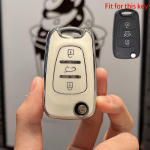 Uus TPU korpuse kate Kia Sportage Rio 3 Soul Optima Ceed Pro K5 K2 Pride jaoks Hyundai I20 I30 Ix20 Ix35 Elantra Accent tarvikutele Key Case valge
