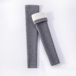 Ka&scaron;miirist jalad soojad talvised naiste kootud p&otilde;lvevarrukad elastsed pikad varrukad pahkluu kaitse 60cm hall