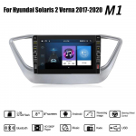 8-tolline Wifi 2Din Android-autoraadio multimeediumivideopleier Hyundai Solaris 2 Verna 2017-2020 jaoks koos nupunupuga GPS 1+32GB 1+32GB