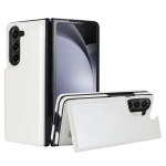Magnetic Suction kahe nupuga kaardi&uuml;mbris, mis sobib Samsung Galaxy Z Fold 5 Fold4 Fold3 t&auml;ispaketiga kukkumiskaitsega Samsung Z Fold 3 valge