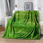 Jalgpalliv&auml;ljak Jalgpall V&auml;ravateekk Pehme flanelltekid Voodidiivani kate Voodikate Kodukaunistus J&otilde;ulud s&uuml;nnip&auml;evakingitused 75x90cm