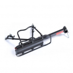 Maanteeratta tagumine riiul reguleeritav stabiilne tugi libisemisvastane, vastupidav roostevaba jalgratta tagaistme pagasihoidja alumiiniumsulamist sabatugi must