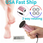 Kahesuunaline elektriline pedik&uuml;&uuml;rijalgade puurmasin Heels Dead Skin Callus Remover UK Plug must