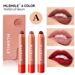 MLSMILE niisutav, niisutav huulepulk huulepalsam huuleglasuur P&uuml;siv Easy Color Rotary Rotation Louder Red Pen Suite A