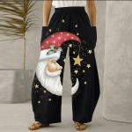 Naiste mood J&otilde;ulud J&otilde;uluvana Lumememmed Prinditud vabaaja p&uuml;ksid Suures suuruses lahtised p&uuml;ksid XXL roosa