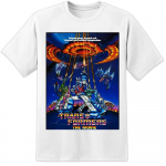 Retro Transformers Movie Plakat Vintage Autobots DVD Unisex T-s&auml;rgid S
