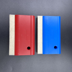 2 TK 8,6cm*14cm Professionaalne Kaabits Akna Toonimise T&ouml;&ouml;riist Villakaabits Plastk&auml;epidemega Autokiletamise Paigaldust&ouml;&ouml;riistad 14.2*8.6cm /5.55*3.36 inc sinine/valge