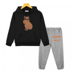 Capybara kapuutsiga komplektid laste butiikriided dressipluus Fliisist Pullover jope y2k sudadera S&uuml;gisanime hoodie poiste t&uuml;drukute riided 130