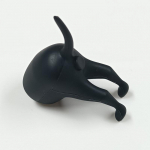 V&auml;ljaheite koera hambapasta &uuml;laosa, l&otilde;bus hambapasta dosaator, l&otilde;bus loominguline hambapasta &uuml;laosa, v&auml;ljaheite hambapasta kork, hambapasta pressimismasin, naljakas kingitus must