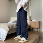 Meeste 6XL 7XL 8XL Suurem&otilde;&otilde;tmelised Quick Dry Rohelised Merev&auml;rvi p&uuml;ksid Cargo P&uuml;ksid P&uuml;ksid Harem Laia s&auml;&auml;rega dressip&uuml;ksid Meestele Korea suveriided XL tumesinine