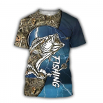 Fishing Graphic 3D prinditud meeste T-s&auml;rk meestele Suvised topid l&uuml;hikeste varrukatega Crewnack Fashion vabaaja &uuml;lisuur triiks&auml;rk Camisetas S