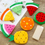Kawaii Fruits H m&uuml;ndikott Laste lukuga V&auml;ike rahakott Rahakott Naiste kott Rahakott T&uuml;drukule Mini l&uuml;hike m&uuml;ndihoidja rahakott
