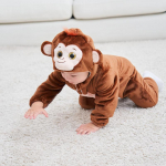 Baby Rompers Kigurumi Animal Leopard, Husky, Kaelkirjaku cosplay Kapuutsiga soe pidžaama v&auml;ikelastele poistele T&uuml;drukutele Riided Vasts&uuml;ndinu magamisriided Pidžaama riided 100