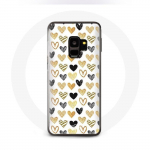 &Uuml;mbris Samsung Galaxy S9 pluss Heart taustaga