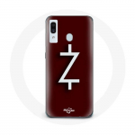 &Uuml;mbris Samsung Galaxy A20 Ozark Season 4 Logo Z valge punase taustaga
