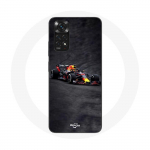 &Uuml;mbris Xiaomi Redmi Note 11S Formula 1 Max Verstappen F1 jaoks must punane ja kollane