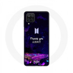 &Uuml;mbris Samsung Galaxy A12 Bangtan Sonyeondan Concert BTS Army Bomb Lightstick jaoks