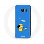 &Uuml;mbris Samsung Galaxy S6 Bangtan BTS BT21 Chimmy Jimin sinise taustaga
