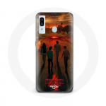 Coque pour Samsung Galaxy A20e Stranger Things Saison 4 Affiche Art Equipages de la Nouvelle Th&eacute;orie