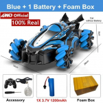 4WD Drift RC autoraadio žest induktsioonmuusika valgustrikk kaugjuhtimispult v&otilde;idus&otilde;idu 4x4 off Road Spray poiste m&auml;nguasjad lastele kingitused 1 battery oranž