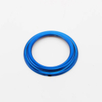 for Renault Koleos for Samsung QM6 2017- Car Ignition Key Decorative Ring Key Switch Coil Sticker Accessories sinine